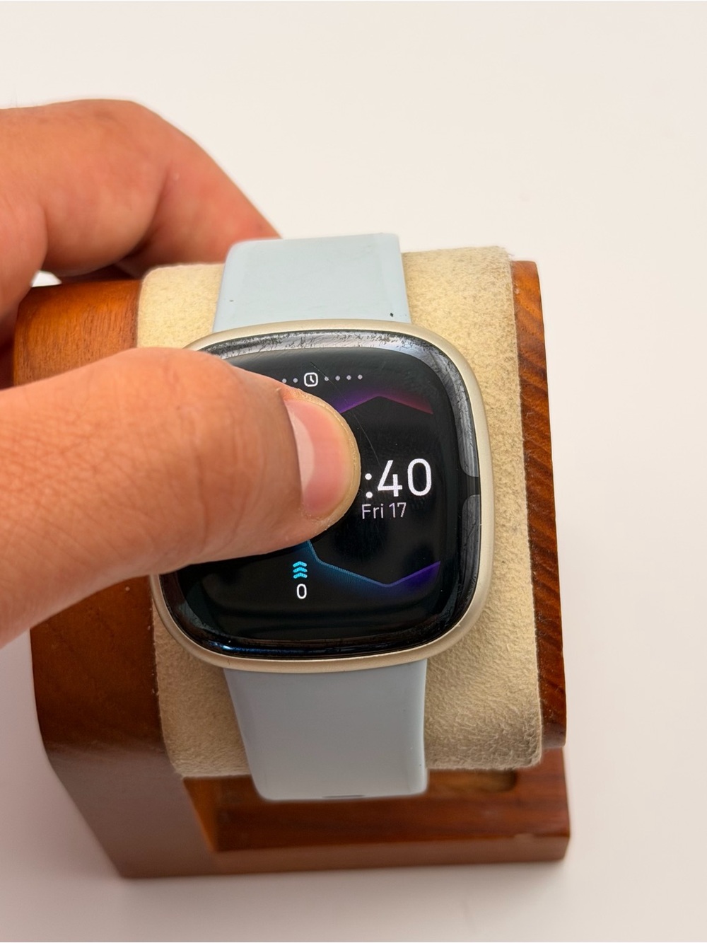 Fitbit Sense 2, Tested, Gold/blue, Good, Charger Included, Latest Model - Picture 9 of 10